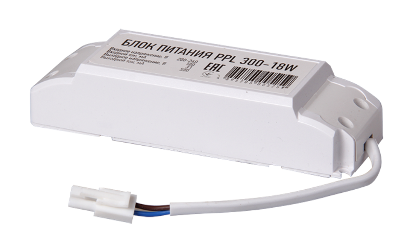 Драйвер 500мА для PPL 300 18w DC31v SW | 5005259 | Jazzway — миниатюра 1