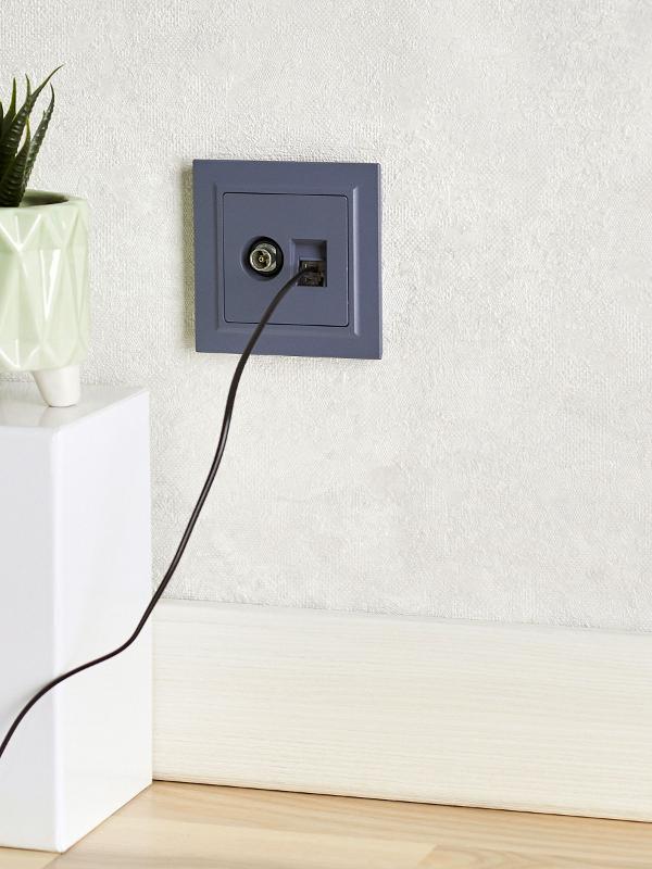 BRITE Розетка двойная TV+RJ45 кат.5E РТВ/РК12-БрМ маренго  | BR-AK20-1-K35 | IEK — миниатюра 8
