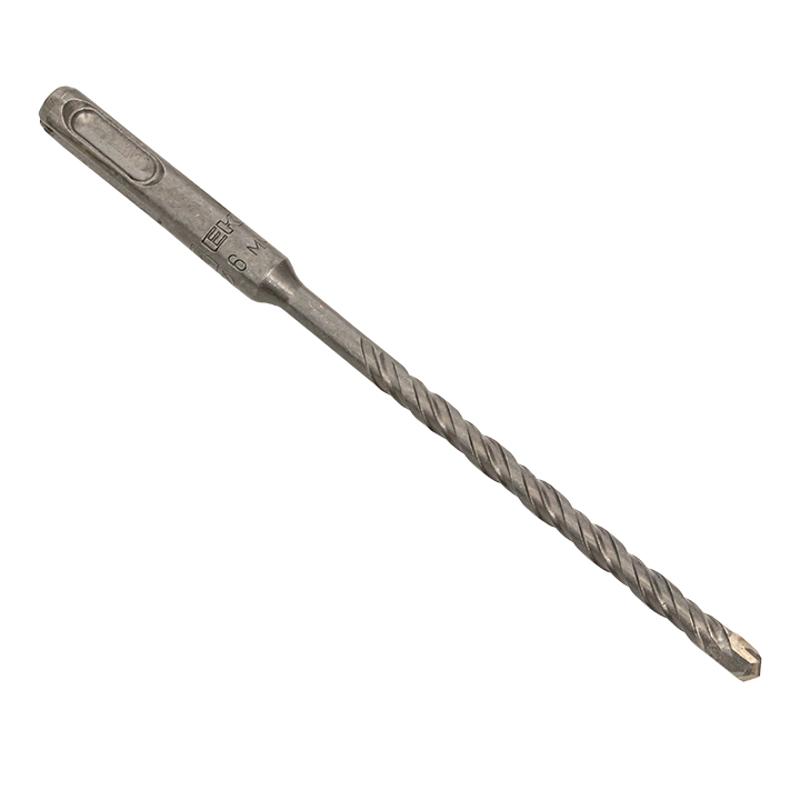 Бур по бетону SDS-plus 6х160 мм (2 резца)(4S спираль)EKF Master | db-6-160-2x4 | EKF — миниатюра 2