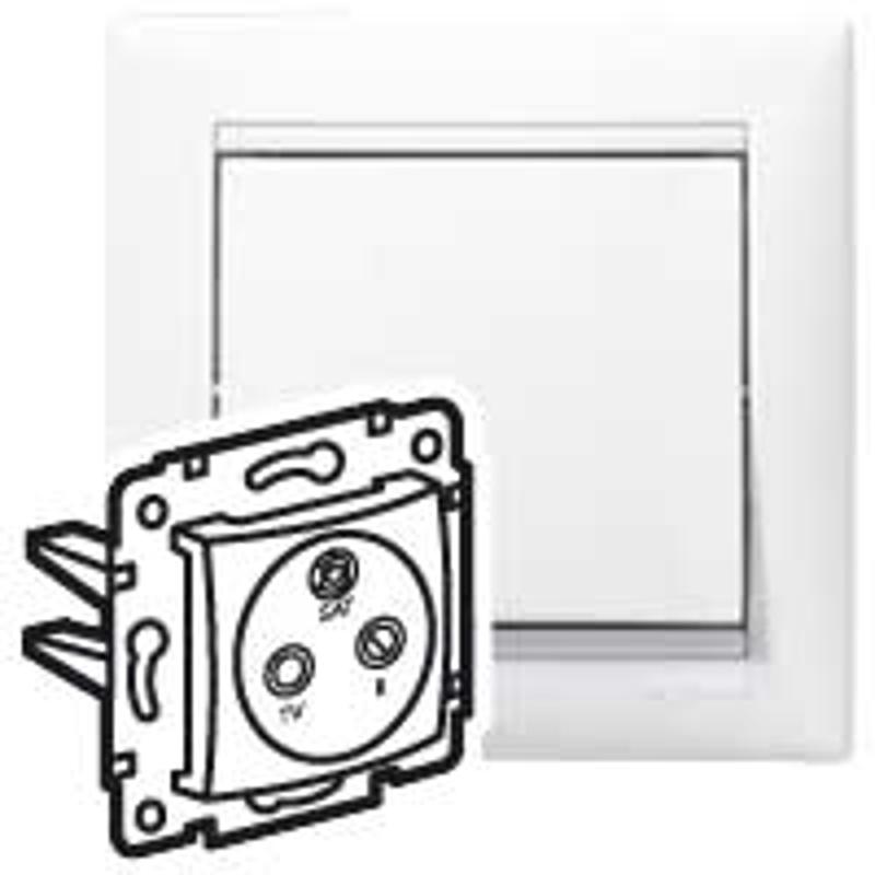 VALENA DIY Розетка TV-FM-SAT оконеч. белый| 694277| Legrand — Legrand