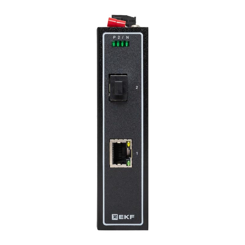 Медиаконвертер 10/100/1000Base-TX в 1000Base-X SFP TSX |TSX-MC-1GX1GT-SFP|EKF — миниатюра 3
