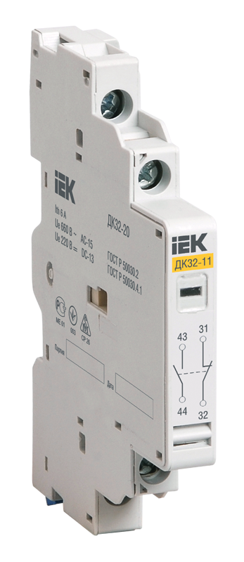 Контакт дополнительный поперечный ДКП32-11 | DMS11D-AE11 | IEK — миниатюра 2