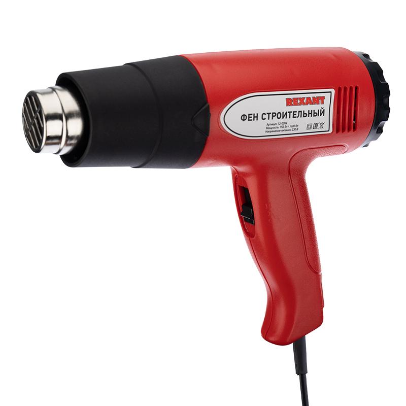 Фен строительный 230 В/1500 Вт STANDART | 12-0054 | REXANT — REXANT