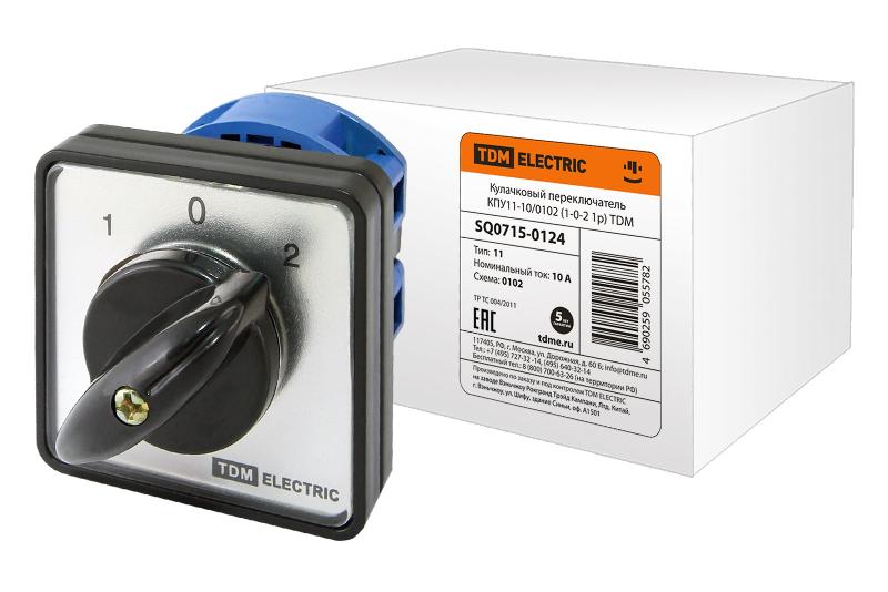 Кулачковый переключатель КПУ11-10/0102  | SQ0715-0124 | TDM — TDM ELECTRIC