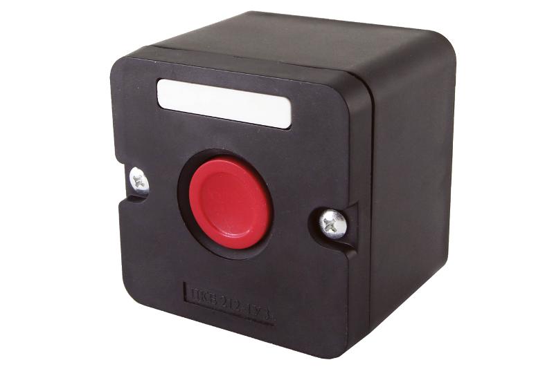 Пост кнопочный ПКЕ 212-1 красный IP40  | SQ0742-0001 | TDM — TDM ELECTRIC