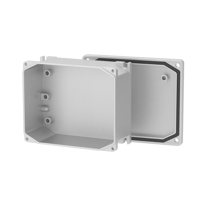 Коробка распределительная алюминиевая окрашенная,IP66, RAL9006, 128х103х55мм | 65301 | DKC — миниатюра 4