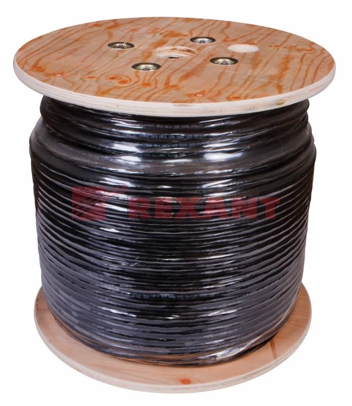 Кабель UTP 16PR 24AWG, CAT5, наружный (OUTDOOR), бухта 305 м | 01-1123 | REXANT — миниатюра 2