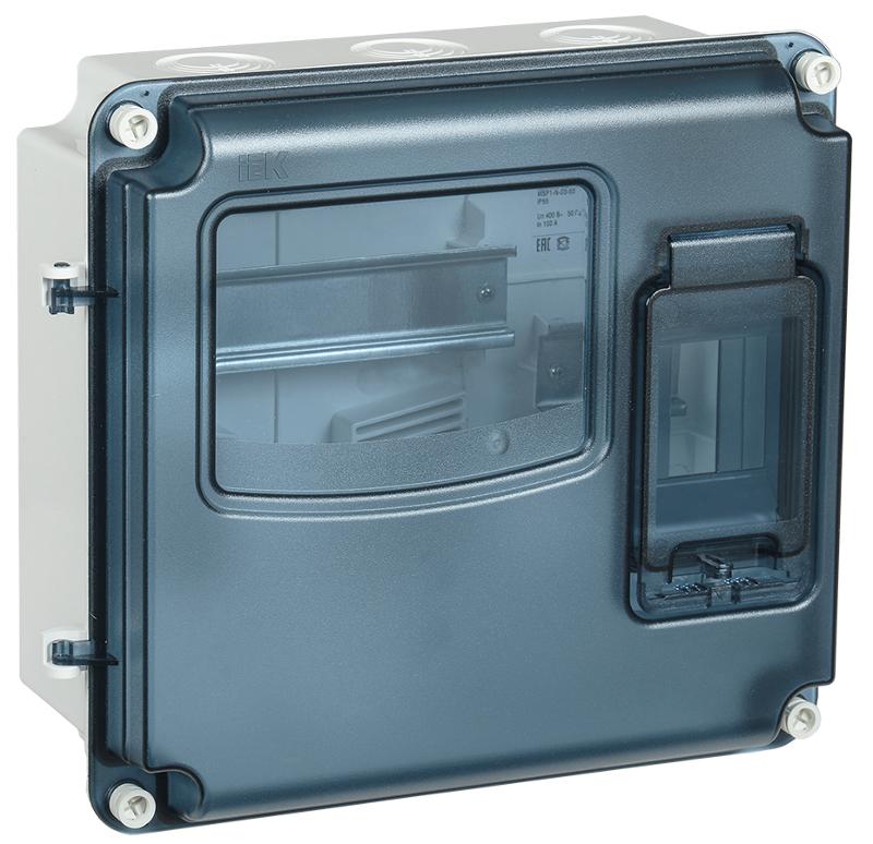 Корпус пластиковый навесной ЩУРн-П 1/3 IP66 PC (250х285х109мм) KREPTA 3 | MSP1-N-03-66-L | IEK — IEK (ИЭК)