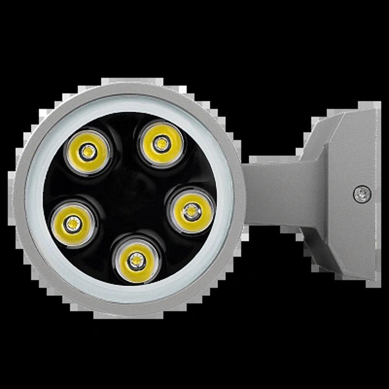 Светильник светодиодный архитектурный ДБУ PWL-26090/30D 2x5w 6500K GR IP65 фасадный | .1018601B | JAZZWAY — миниатюра 5