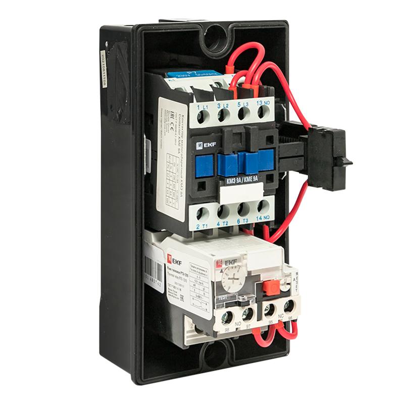 Пускатель в корпусе КМЭ 9А 230В с РТЭ Ir-4-6А IP65 EKF PROxima | ctrp-r-9-230v-4-6A | EKF — миниатюра 9