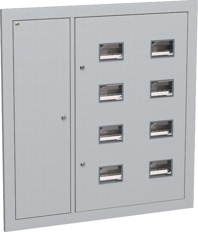 Корпус метал. ЩЭ-8-Э 36 IP31 (слабот. отсек слева) LIGHT | IND-MKM43-08-31-E-L | IEK — IEK (ИЭК)