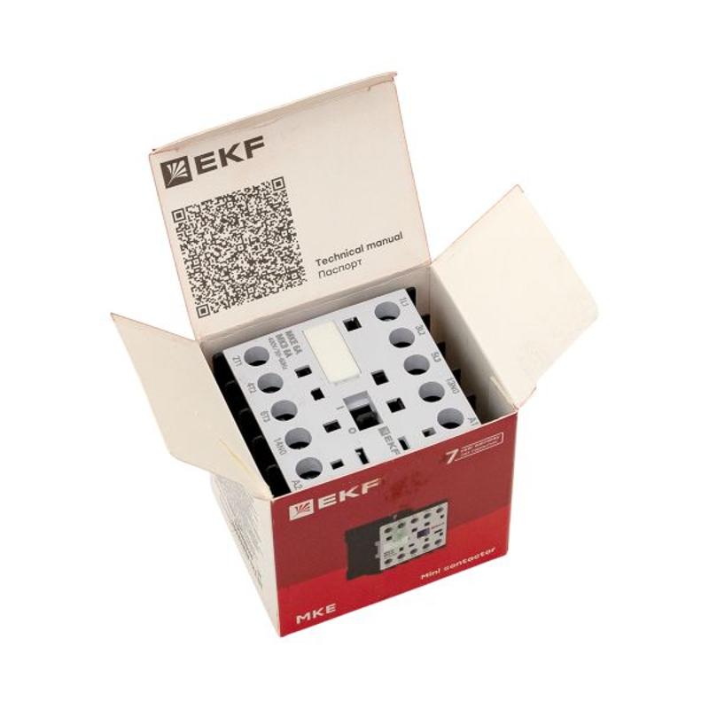 Миниконтактор МКЭ 6А 400В 1NO EKF PROxima | Mctr-s-6-400 | EKF — миниатюра 20