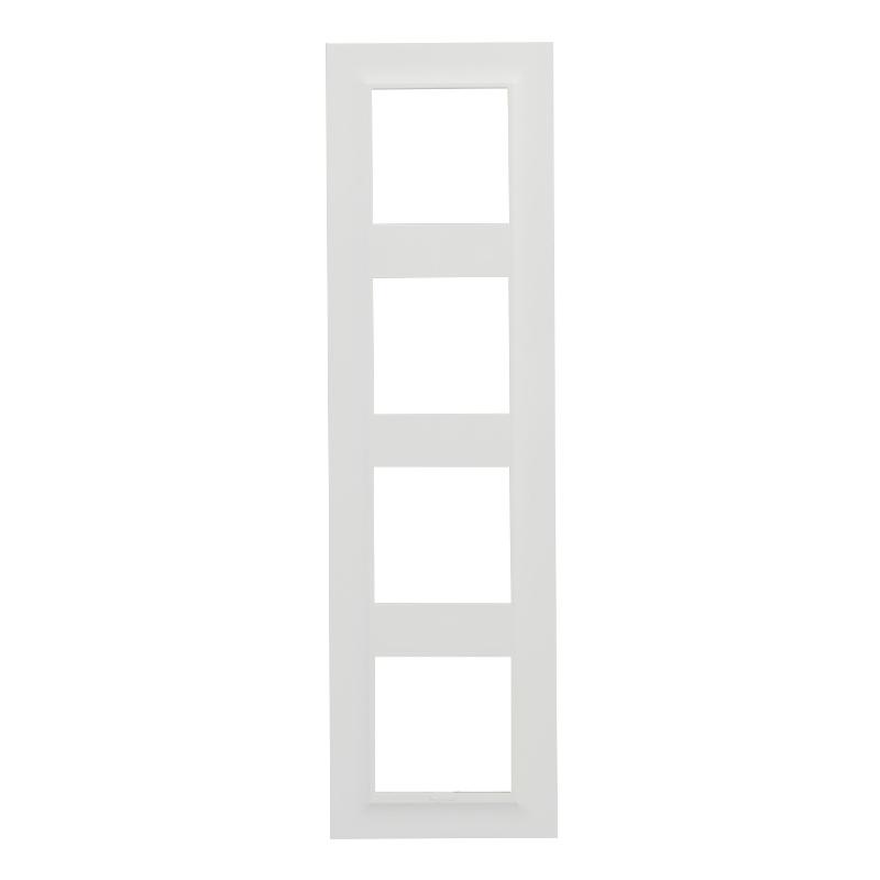 STRUCTURA Рамка 4-мест. белый — миниатюра 5