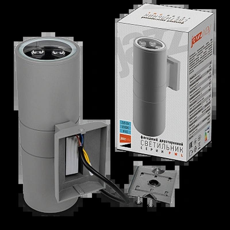 Светильник светодиодный архитектурный ДБУ PWL-26090/30D 2x5w 6500K GR IP65 фасадный | .1018601B | JAZZWAY — миниатюра 2