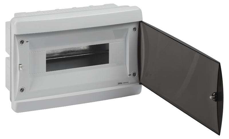 Корпус пластиковый встраиваемый ЭРА COMFORT ЩРВ-П-12 IP40 прозрачная крышка белый | Б0067234 | ЭРА — миниатюра 3