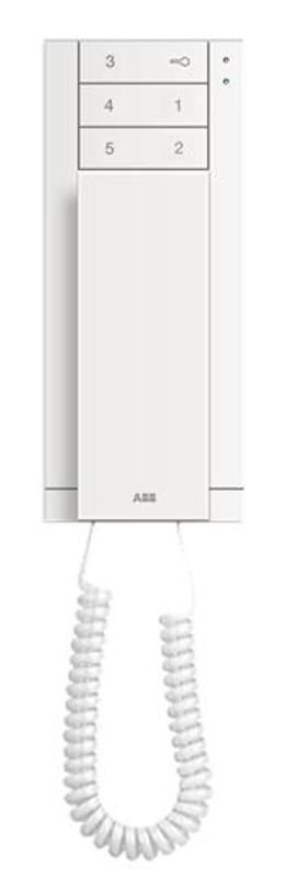 Абонентское устройство, трубка, 6 клавиш, белая | M22001-W | ABB — ABB