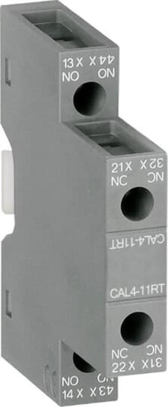 Блок контактный дополнительный CAL4-11RT для контакторов AF..RT и NF..RT|1SBN010129R1011| ABB — ABB