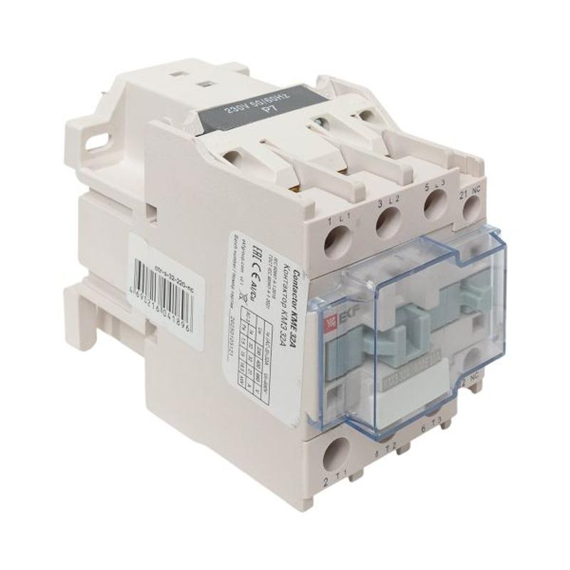 Контактор малогабаритный КМЭ 32А 220В 1NC EKF PROxima | ctr-s-32-220-nc | EKF — миниатюра 23