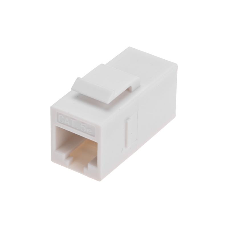 Адаптер проходной формата Keystone, Jack RJ-45(8P8C), UTP, CAT 5e REXANT PRO | 02-0101 | REXANT — REXANT