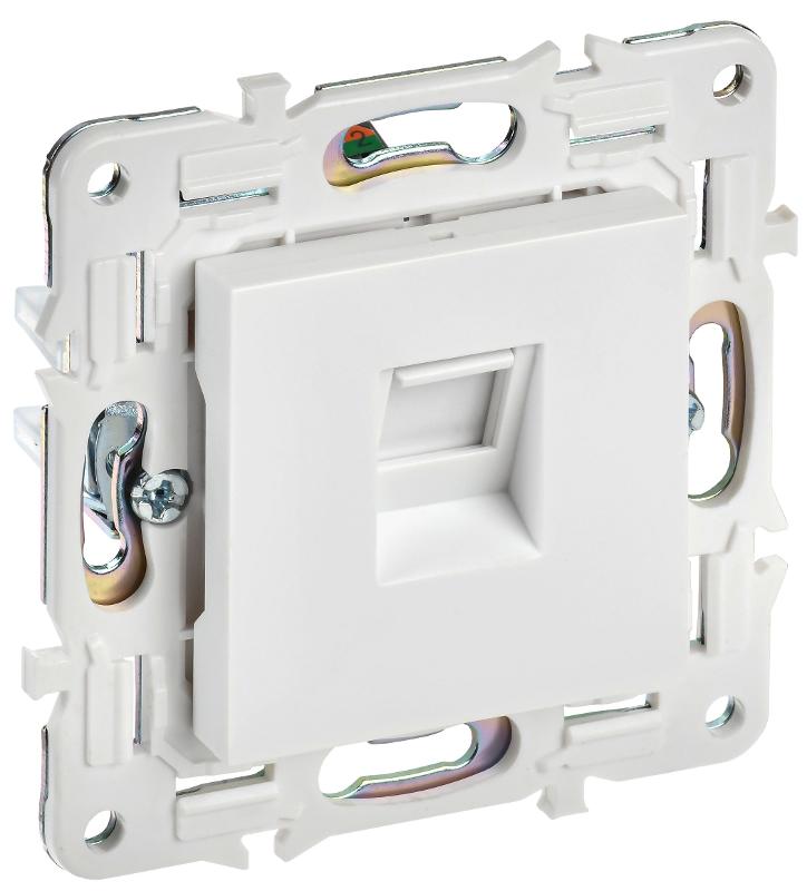 SKANDY Розетка компьютерная RJ45 кат.5E SK-K01W арктический белый | SK-K10-1-K01 | IEK — IEK (ИЭК)