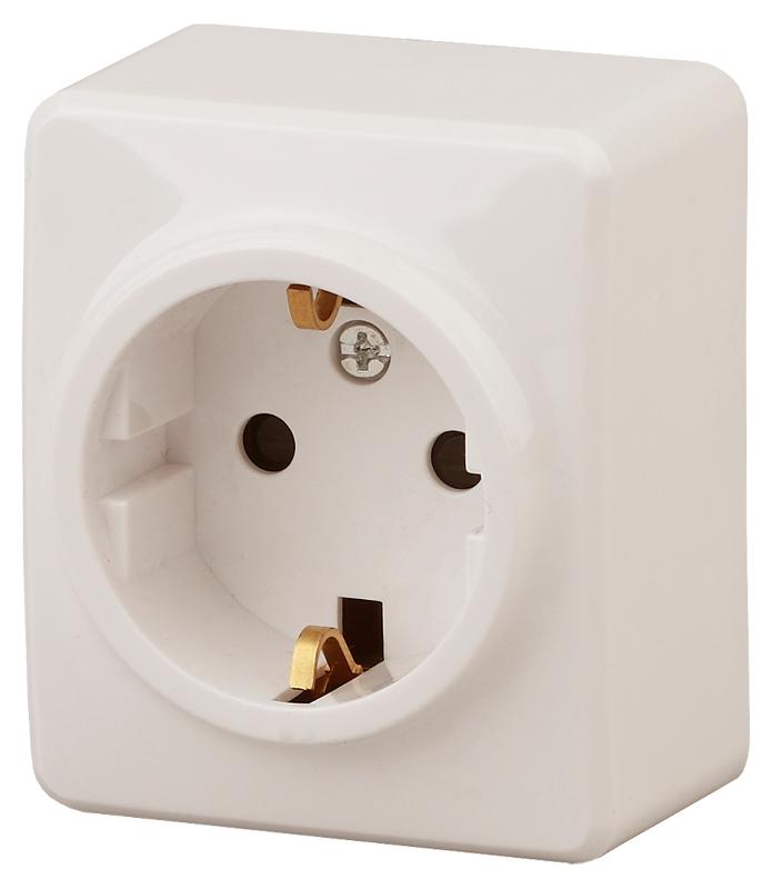 Розетка 11-2203-02  2P+E Schuko, 16АХ-250В, ОУ, Эксперт, Слоновая кость |Б0020686 | ЭРА — ЭРА (Энергия света)