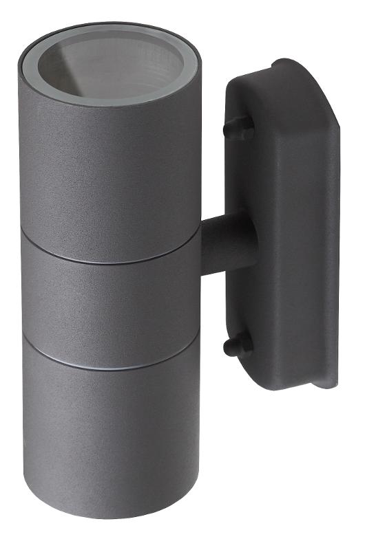 Декоративная подсветка WL28 GY 2*GU10 MAX35W IP54 серый | Б0034633 | ЭРА — миниатюра 4