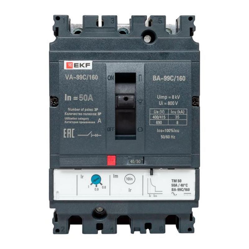 Выключатель автоматический ВА-99C (Compact NS) 160/50А 3P 36кА EKF PROxima | mccb99C-160-50 | EKF — миниатюра 15