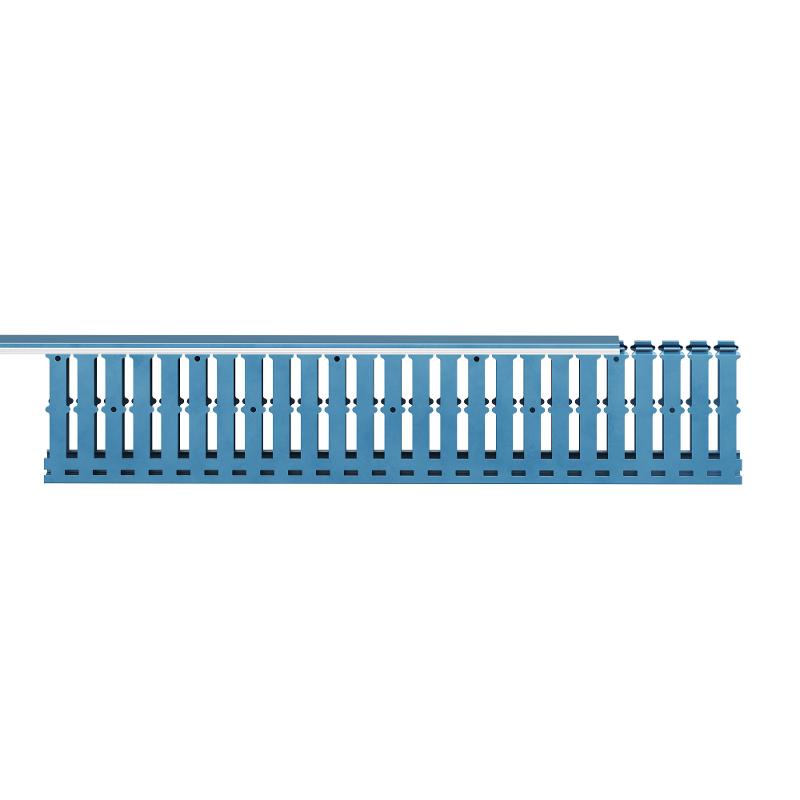 Короб перфорированный, синий RL12 40x100 (ШхВ) зуб - 12мм, паз -8мм  | 00261RL |  DKC — миниатюра 3