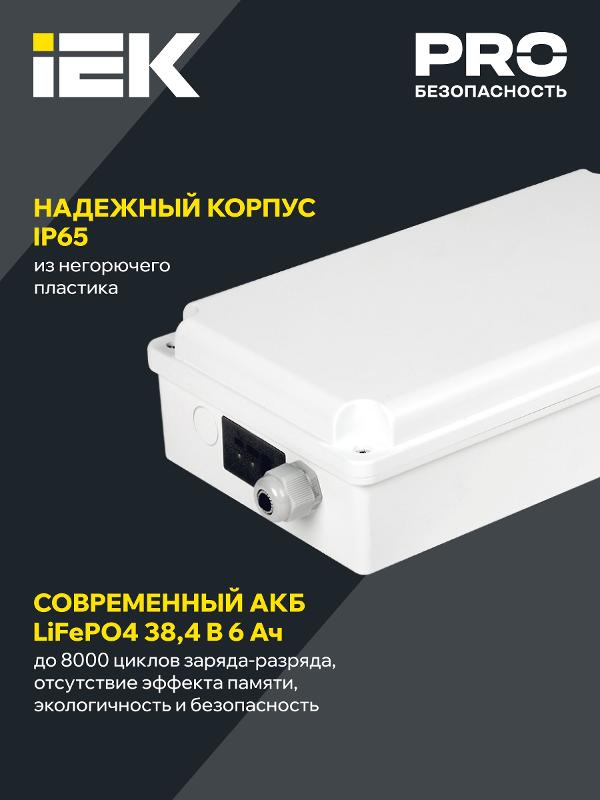 Блок аварийного питания БАП200-1,0 универс. для LED IP65 | LLVPOD-EPK-200-1H-U | IEK — миниатюра 3