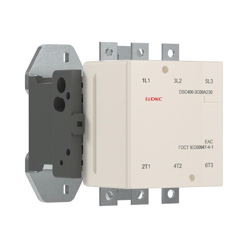 Магнитный контактор DSC400-3C00A230400А 200кВт (AC3) кат 220В AC | DSC400-3C00A230 | DKC — миниатюра 1