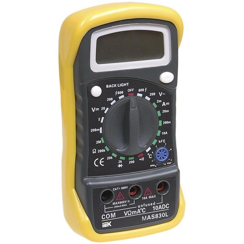 Мультиметр цифровой  Master MAS830L  | TMD-3L-830 | IEK — миниатюра 3