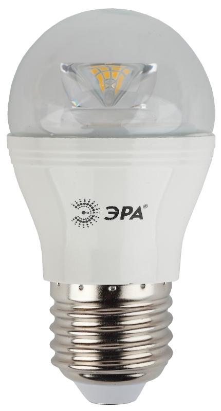 Лампа светодиодная LED P45-7W-827-E27-Clear (диод,шар,7Вт,тепл,E27) | Б0017243 | ЭРА — миниатюра 3