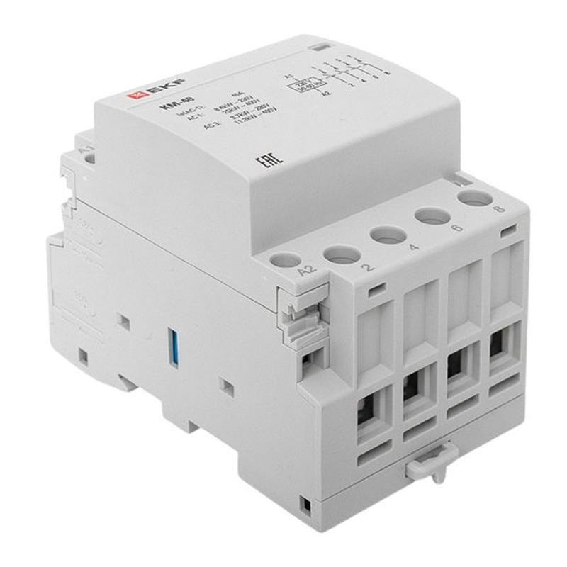 Контактор модульный КМ 40А 4NО (3 мод.) EKF PROxima | km-3-40-40 | EKF — миниатюра 13