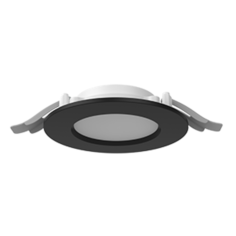 Светильник светодиодный ДВО VARTON DL-01 Slim 100 мм 10Вт 4000К круглю IP65/40 RAL9005 черный муар опал | V1-RF-90011-10000-6501040 | VARTON — фото 1 | Sento