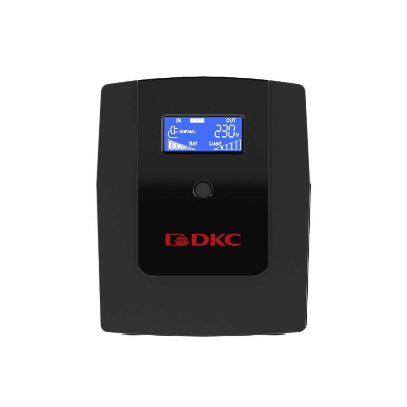 ИБП Info LCD, 1500 ВА, IEC C13 (4), USB + RJ45 | INFOLCD1500I | DKC — миниатюра 3