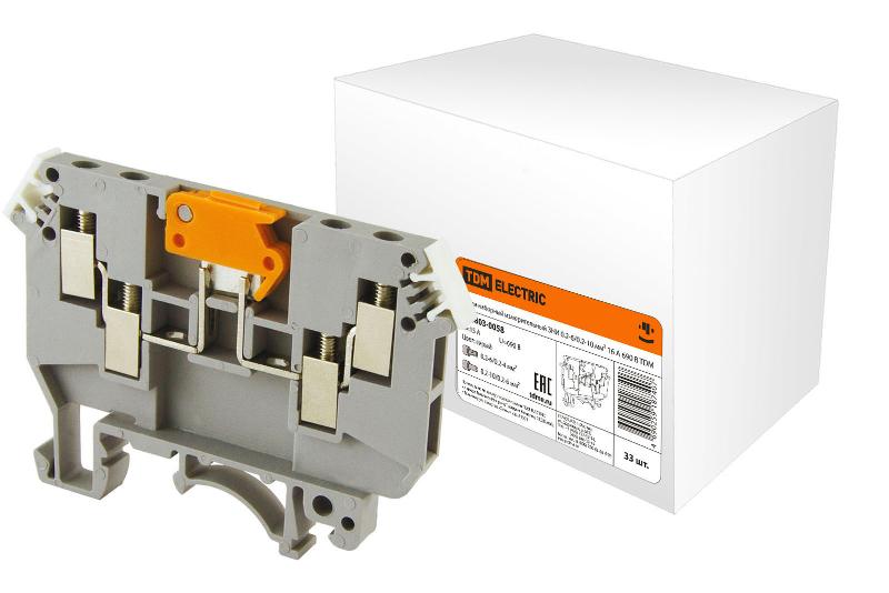 Зажим наборный измерительный ЗНИ 6/10 мм2 16А 690В  | SQ0803-0058 | TDM — TDM ELECTRIC
