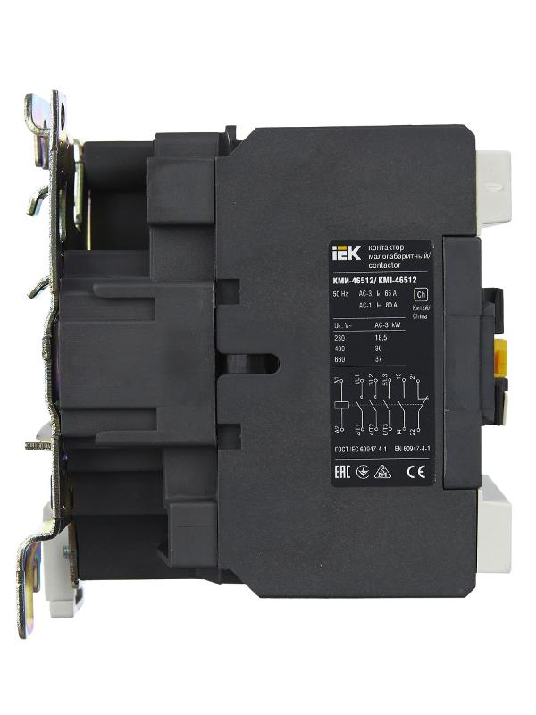 Контактор КМИ-46512 65А 230В/АС3 1НО;1НЗ  | KKM41-065-230-11 | IEK — миниатюра 4