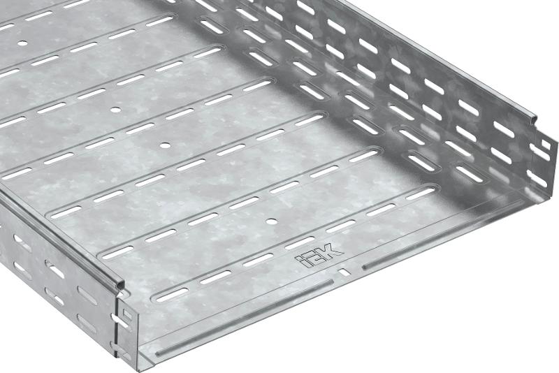 ESCA Лоток перфорированный 80х400х2000 HDZ | CLP10-080-400-2-M-HDZ | IEK - ( ротация на ES5-12-080-400-2-10-HDZ ) — IEK (ИЭК)