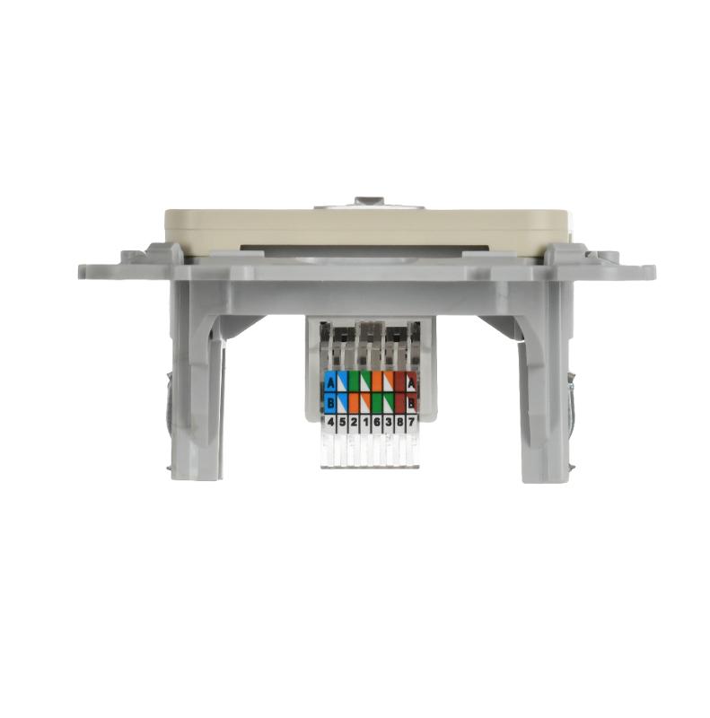 FLITE Розетка компьютерная RJ45 кат.5Е UTP РК5е-1-0-ФлСл сливочный | FI-K12-1-K86 | IEK — миниатюра 4