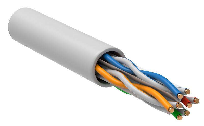 Витая пара U/UTP кат.6 4х2х23AWG LSZH белый (305м) | LC1-C604-128 | ITK — ITK