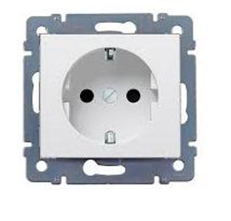 Cariva DIY Розетка 2К+З, нем. Стандарт, слоновая кость | 695916 | Legrand — Legrand