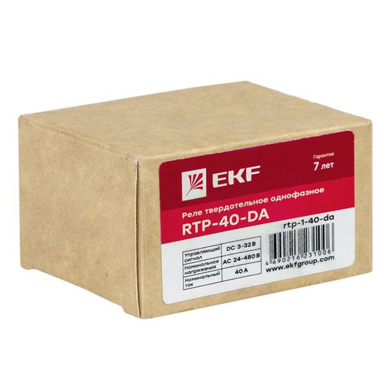 Реле твердотельное однофазное RTP-40-DA EKF PROxima |  rtp-1-40-da |  EKF — миниатюра 8