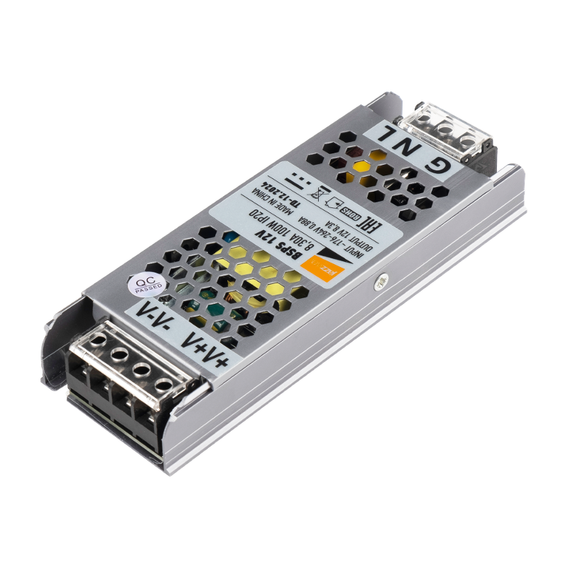 Драйвер для светодиодной ленты LED BSPS 12V8,30A=100W IP20 1 г.гар. | .5024342 | Jazzway — Jazzway