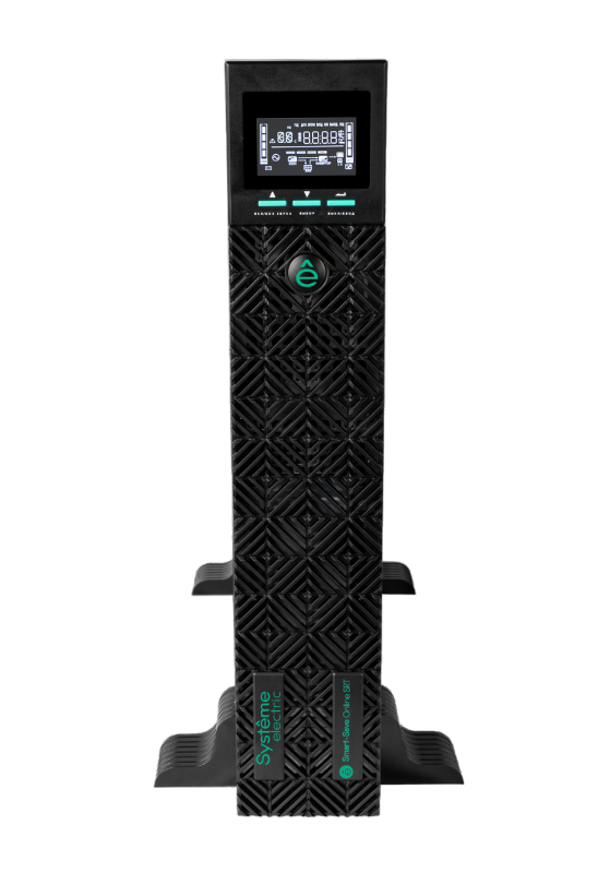 Источник бесперебойного питания Online SRTSE 1 поколения 1500 ВА/Вт, 2U, 8 C13+1 C19, USB, RS-232, сухие контакты, SNMP-карта — миниатюра 2
