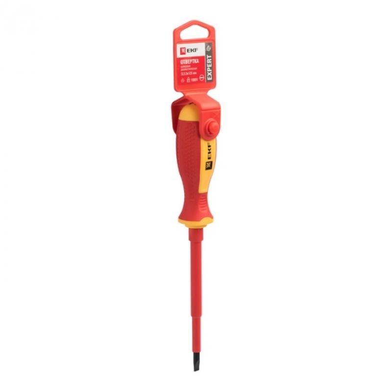 Отвертка Expert SL5.5x125 мм 1000В EKF PROxima|sl-5.5-125-exp-in|EKF — EKF