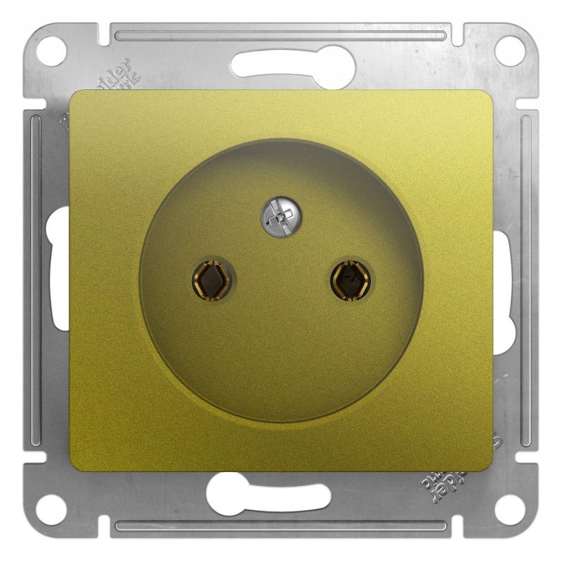 Glossa Фисташковый Розетка без заземления | GSL001041 | SE — Systeme Electric