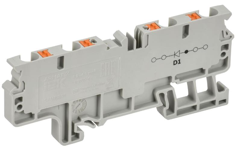 ARMAFIX Колодка клемм. CP4/4(E)D1 4-пров. с встр. диод.  | AF-CT22-07-22-K03-004 | ИЭК — миниатюра 2