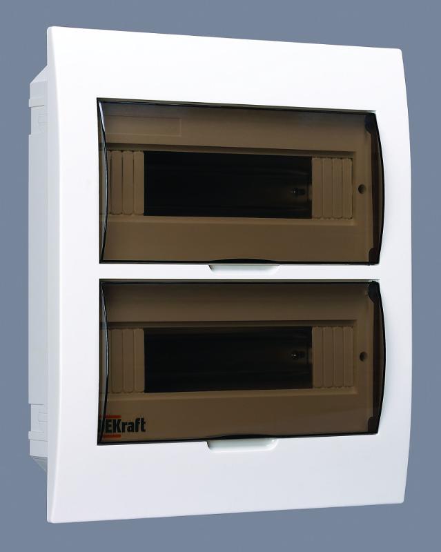 Корпус пластиковый встраиваемый 24 модуля, IP41, ЩРВ-П-24 | 31006DEK | DEKraft — DEKraft