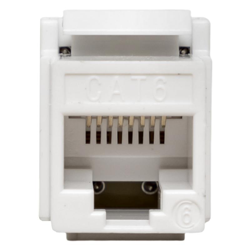 Модуль Keystone TERACOM PRO Cat.6 RJ-45 неэкранированный 110 IDC 180 градусов белый | TRP-KSTN-180D-6UTP-WH | EKF — миниатюра 3