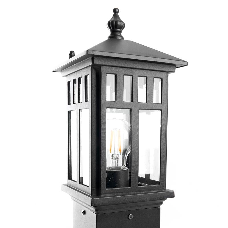 Светильник садово-парковый, 60W 230V IP44 черный, PL676 | 11691 | FERON — миниатюра 3